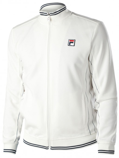 Herren Tennissweatshirt Fila Jacket Tony M - white alyssum