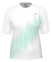 Дамска тениска Head Performance T-Shirt - candy/print perf white