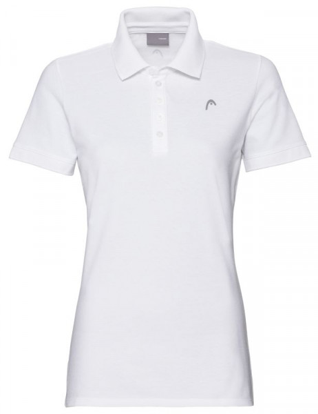 Дамска тениска с якичка Head Polo W - white
