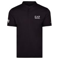 Tenisa polo krekls vīriešiem EA7 Man Jersey Polo - black