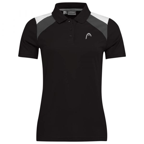 Women's polo T-shirt Head Club 22 Tech Polo Shirt W - black