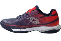 Férfi cipők Lotto Mirage 300 Clay - navy blue/all white/red poppy Férfi cipők Lotto Mirage 300 Clay - navy blue/all white/red poppy
