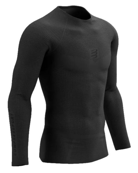 Мъжки компресивни дрехи Compressport On/Off Base Layer Long Sleeve Top - black