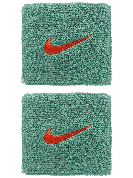  Nike Swoosh Wristbands - healing jade/team orange