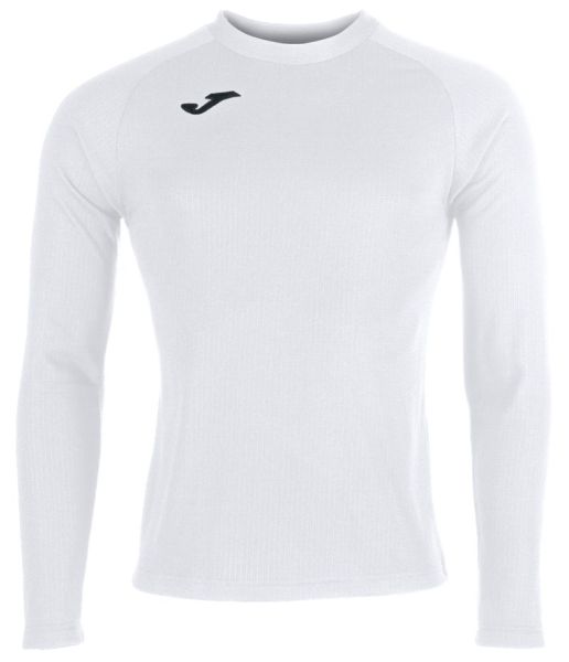 T-shirt de tennis pour hommes (manche longues) Joma Brama Fleece Long Sleeve - Blanc