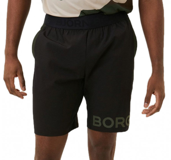 Męskie spodenki tenisowe Björn Borg Borg Shorts - black beauty