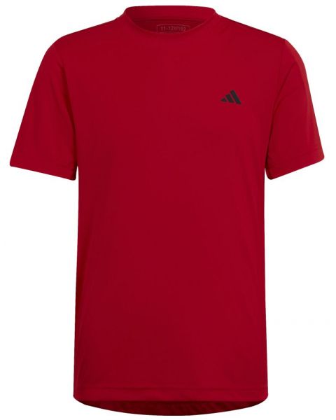 Boys' t-shirt Adidas Boys Club Tee - better scarlet