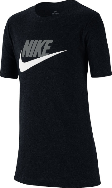 Jungen T-Shirt  Nike Swoosh Tee Futura Icon TD - black