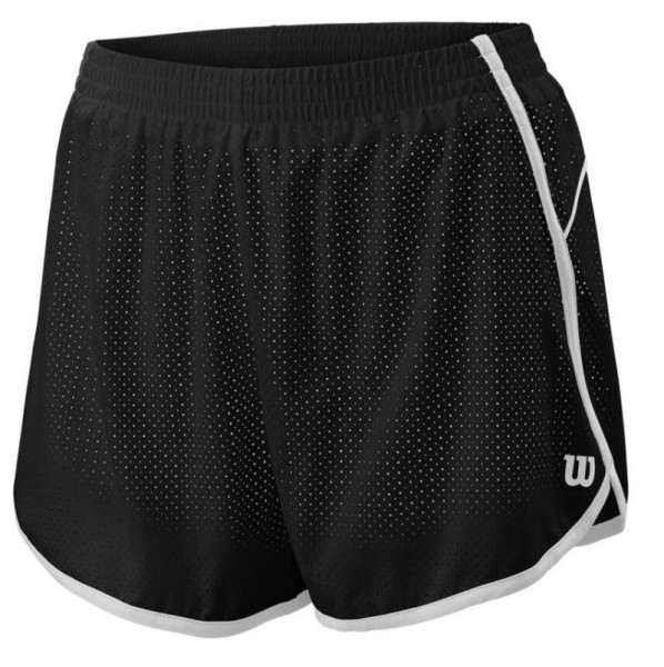 Pantaloncini da tennis da donna Wilson Competition Woven 3.5 Short W - black/white