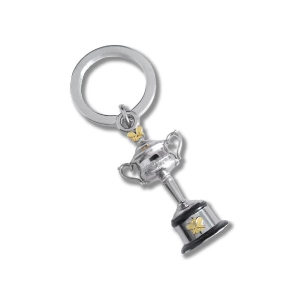 Krúžok na kľúče Australian Open 2024 Women's Trophy Keyring - Strieborný