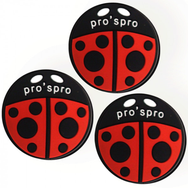 Vibration dampener Pro's Pro Vibra Stop Beetle 3P - red/black