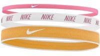 Fascia per la testa Nike Mixed Width Headbands 3P - pinksicle/white/yellow ochre