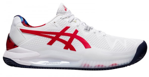  Asics Gel-Resolution 8 Clay L.E. - white/classic red