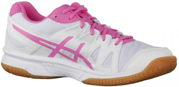 Női squash cipő Asics Gel-UpCourt - white/azalea pink/white