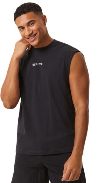 Pánské tričko Björn Borg Sleeveless T-Shirt - black beauty