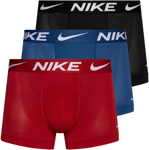 Boxer sportivi da uomo Nike Dri-Fit Essential Micro Trunk 3P - Multicolore