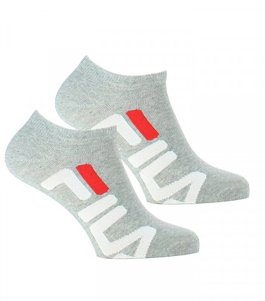 Čarape za tenis Fila Invisible socks 2P - grey