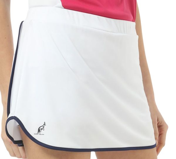 Naiste tenniseseelik Australian Skirt in Ace - bianco