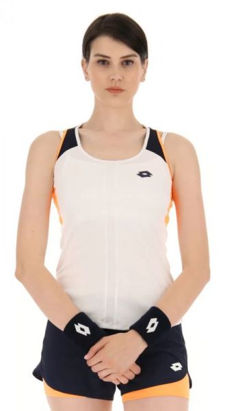 Marškinėliai moterims Lotto Top W IV Tank 1 - bright white/orange