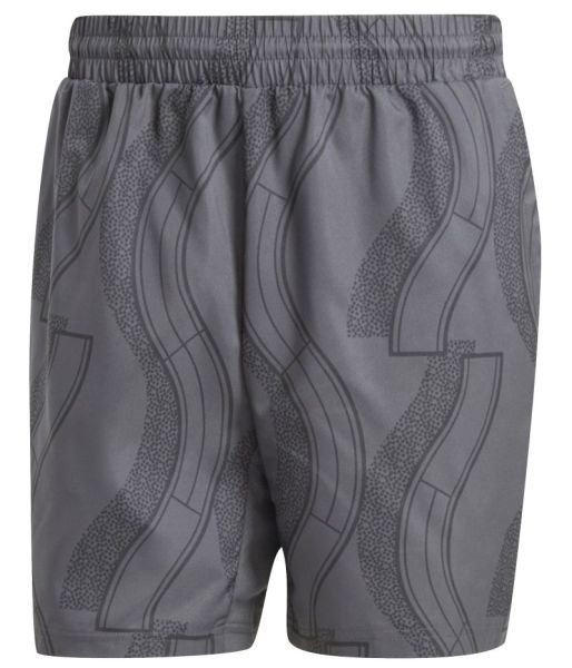 Shorts de tenis para hombre Adidas Club Tennis Graphic Shorts - carbon/black