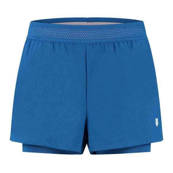 Damen Tennisshorts K-Swiss Tac Hypercourt Short 4 - classic blue