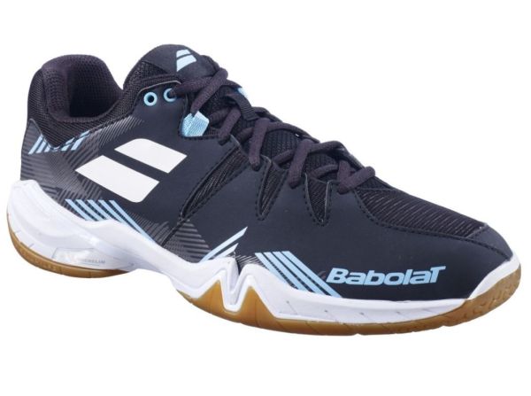 Férfi tollaslabda/squash cipő Babolat Shadow Spirit Men - black/light blue