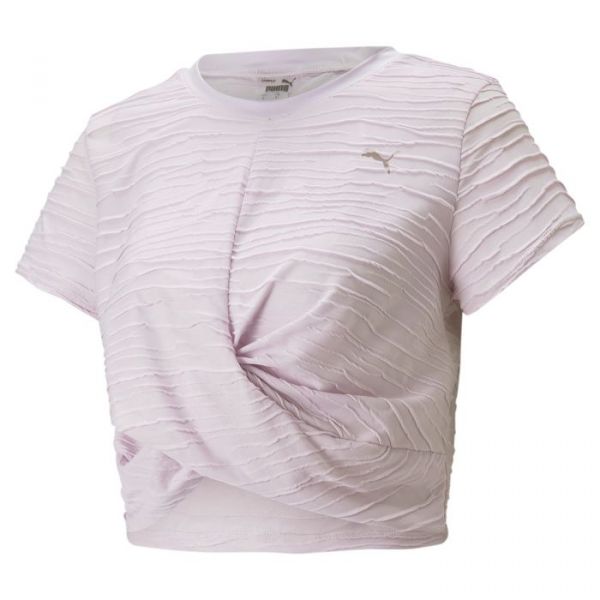 Tenisa T-krekls sievietēm Puma Studio Skimmer Tee - lavender fog
