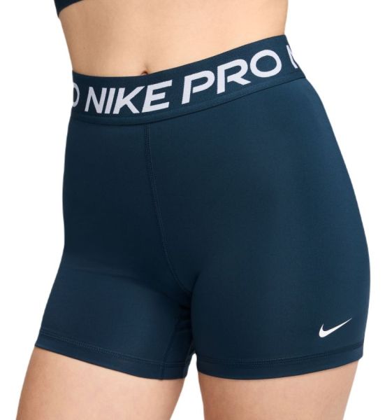 Teniso šortai moterims Nike Pro 365 Short 5in - Mėlyna