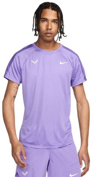 Męski T-Shirt Nike Rafa Challenger Dri-Fit Tennis Top - space purple/white