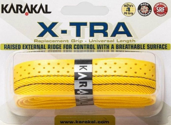 Λαβή - αντικατάσταση Karakal X-Tra Grip (1 szt.) - yellow