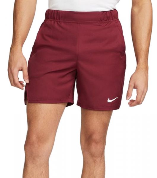 Мъжки шорти Nike Court Dri-Fit Victory Short 7in - dark beetroot/dark beetroot/white