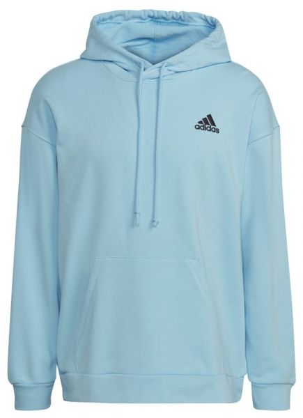 Herren Tennissweatshirt Adidas Clubhouse Hood - blue