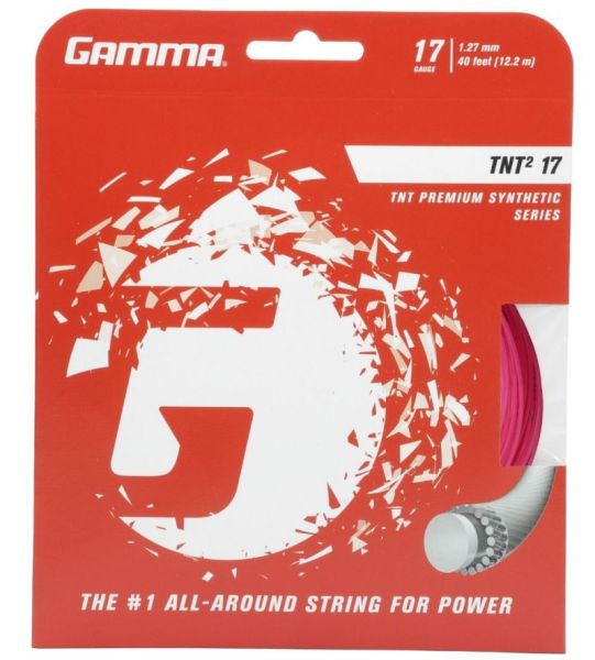 Тенис кордаж Gamma TNT2 (12,2 m) - pink