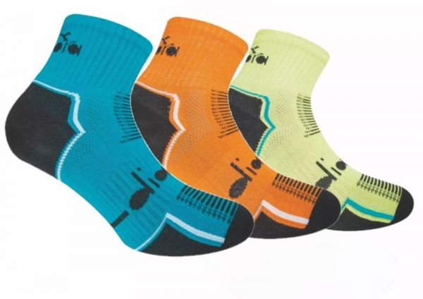 Tennissocken Diadora Unisex Socks Multisport 3P - fluo color