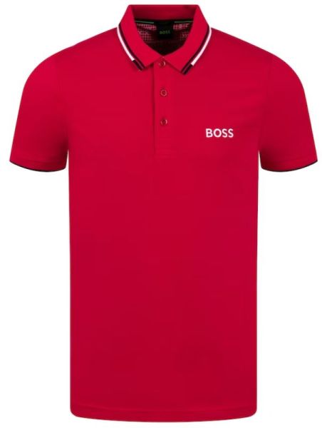 Pánské tenisové polo tričko BOSS Paddy Pro Polo - medium pink