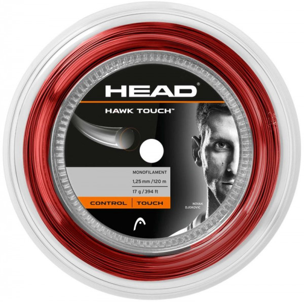 Corda da tennis Head HAWK Touch (120 m) - red