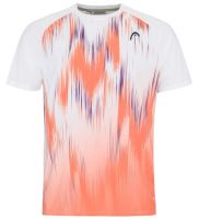 Тениска за момчета Head Topspin T-Shirt - flaming/print vision
