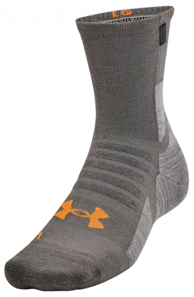 Tennisesokid  Under Armour ArmourDry Run Wool Socks 1P - gray