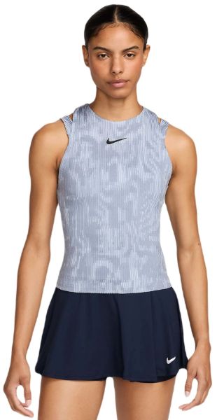Dámský tenisový top Nike Court Dri-Fit Slam RG Tank Top - Černý, Šedý