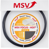 Tenisový výplet MSV Focus Hex Plus 25 (12 m) - black