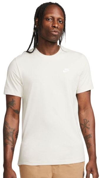 Męski T-Shirt Nike Sportswear Club T-Shirt - light bone
