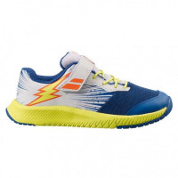 Tenisice za djecu Babolat Pulsion All Court Kid - dark blue/sulphur spring Tenisice za djecu Babolat Pulsion All Court Kid - dark blue/sulphur spring
