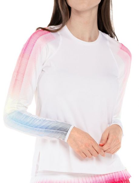 Maglietta da tennis da donna (a maniche lunghe) Lucky in Love Luv Core Shock Wave Long Sleeve - multicolor