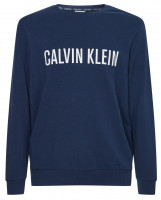 Férfi tenisz pulóver Calvin Klein L/S Sweatshirt - blue shadow w/white