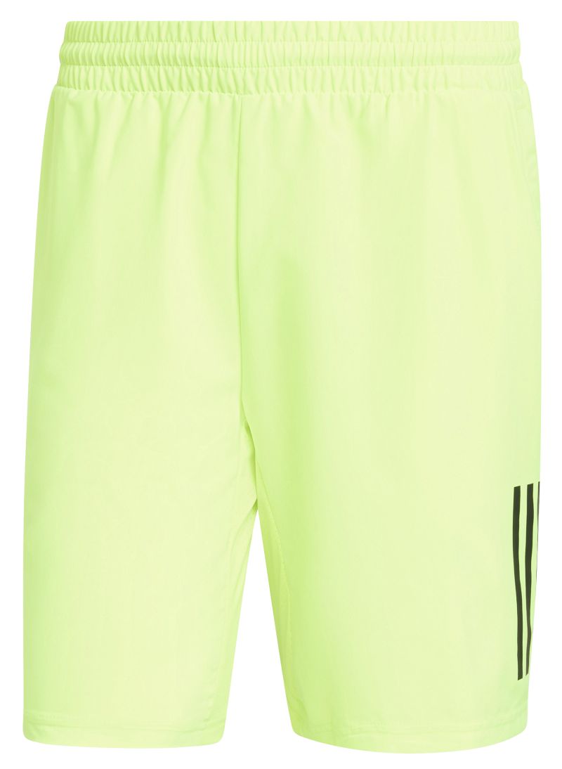 Men s shorts Adidas Club 3 Stripes Tennis 9 Yellow Tennis Zone Tennis Shop