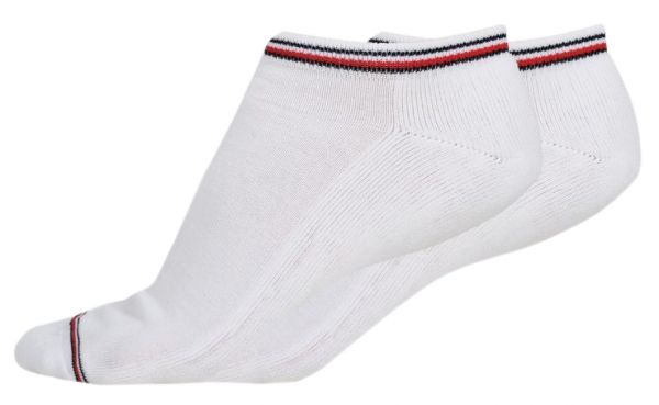 Skarpety tenisowe Tommy Hilfiger Men Iconic Sneaker 2P - white
