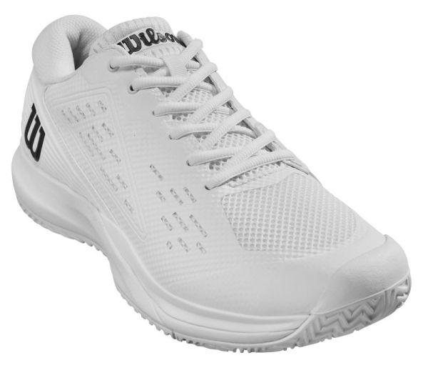 Chaussures de tennis pour hommes Wilson Rush Pro Ace - white/white/black