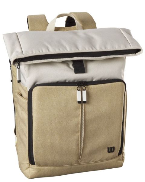 Tennisrucksack Wilson Lifestyle Foldover Backpack - khaki