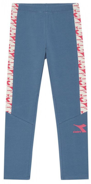 Pantalons pour filles Diadora Jg. Leggings Twinkle - china blue