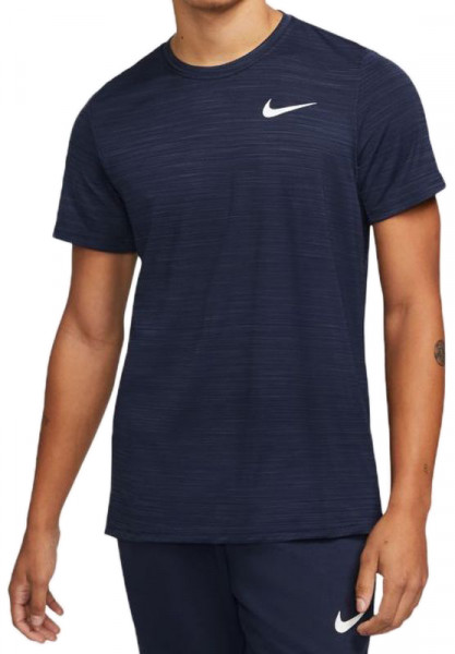 T-krekls vīriešiem Nike Dri-Fit Superset Top SS M - obsidian/htr/white